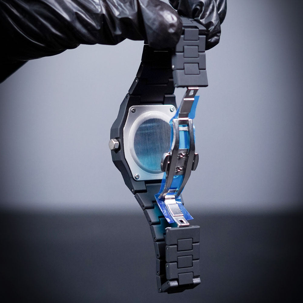black aura arbic watch