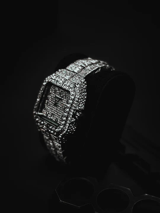Luxury Full-Iced Out Wristwatch  (Inspired by Karan Aujla)
