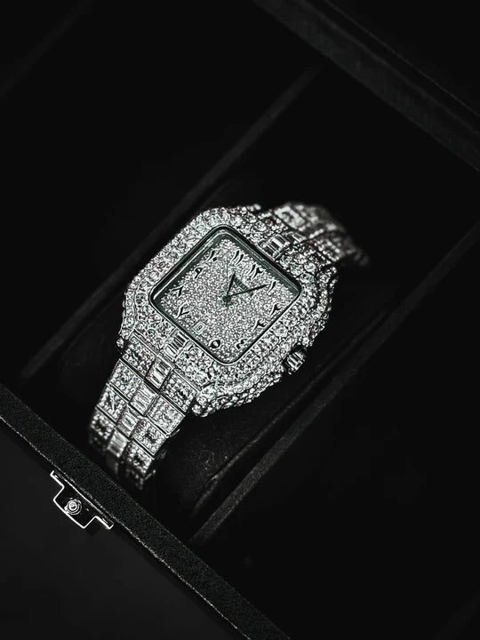 Luxury Full-Iced Out Wristwatch  (Inspired by Karan Aujla)