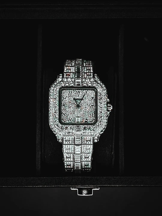 Luxury Full-Iced Out Wristwatch  (Inspired by Karan Aujla)