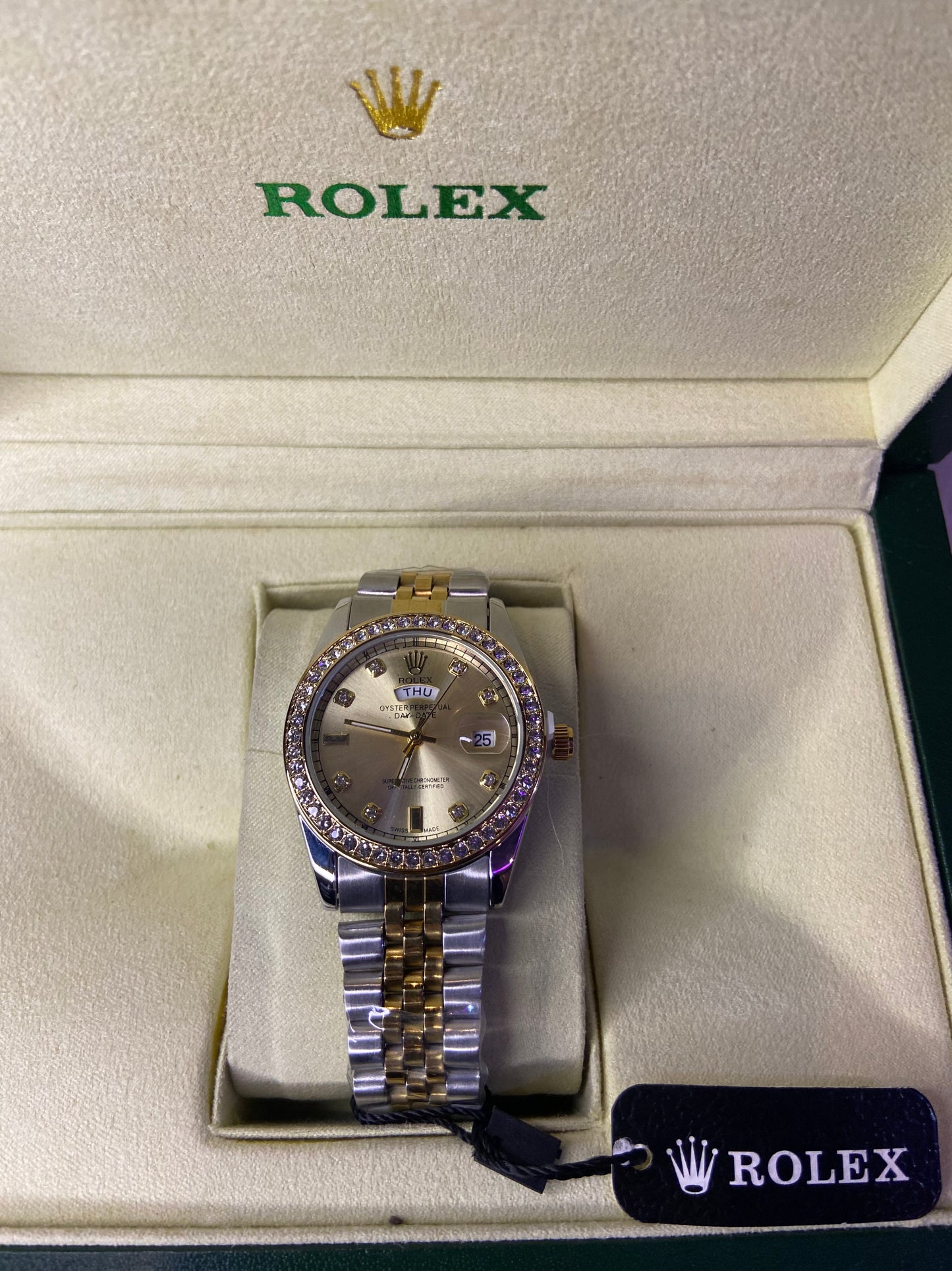 Rolex Oyster Perpetual Day-Date – Two Tone golden Dial Edition