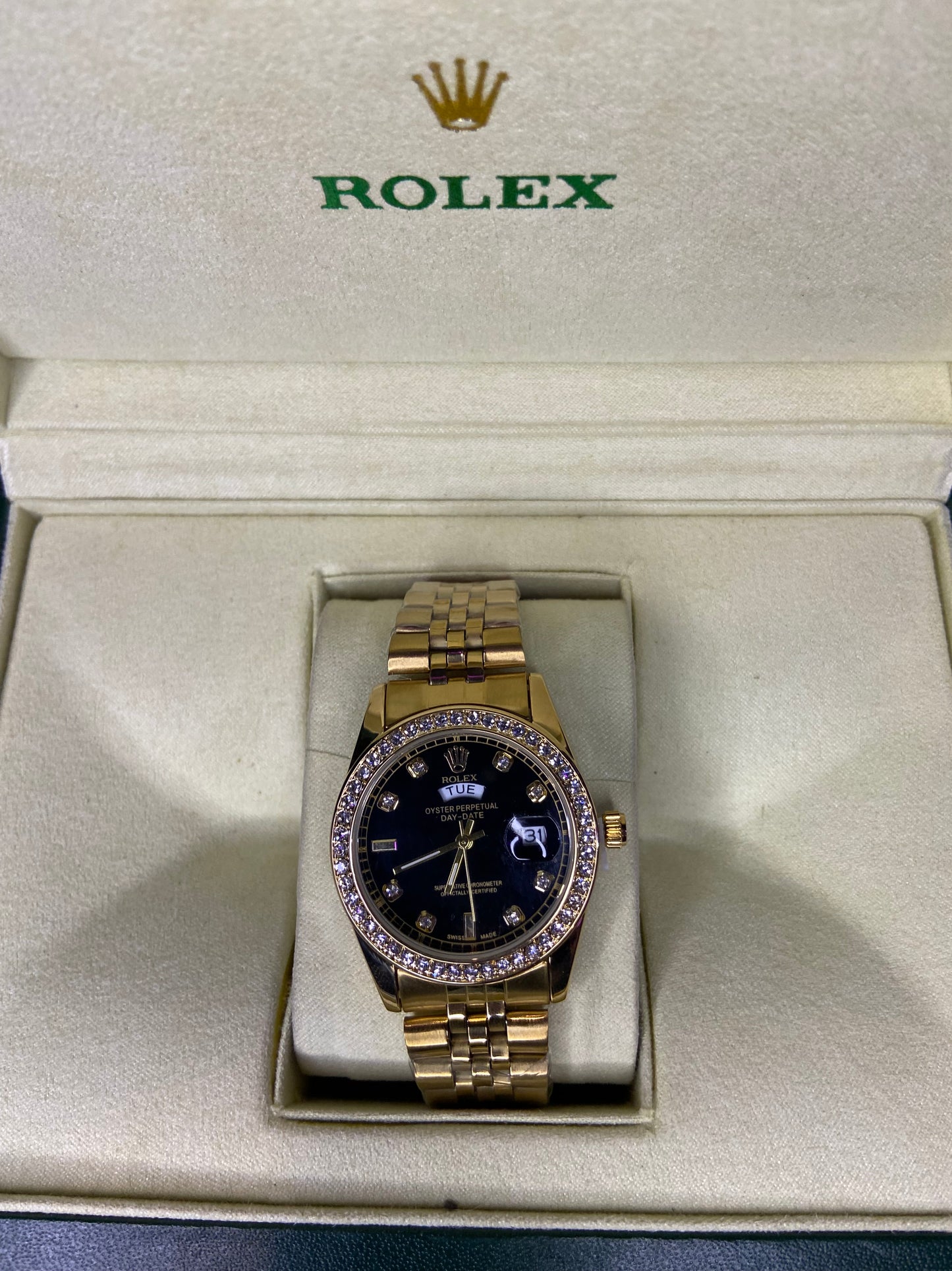 Rolex Oyster Perpetual Day-Date – Two Tone black Dial Edition