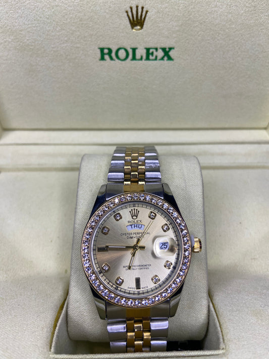 Rolex Oyster Perpetual Day-Date – Two Tone golden Dial Edition