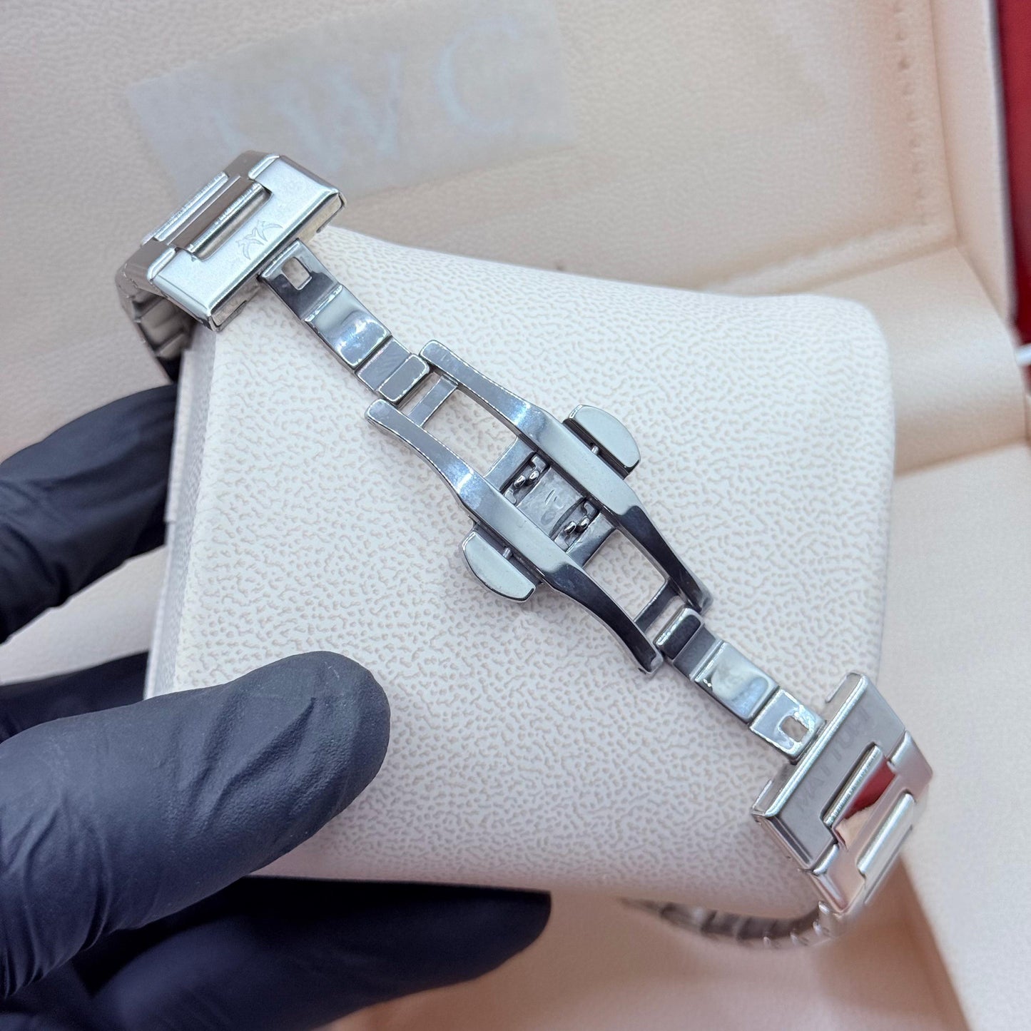 Matturi Silver With Red Dial (All Chronograph Working )