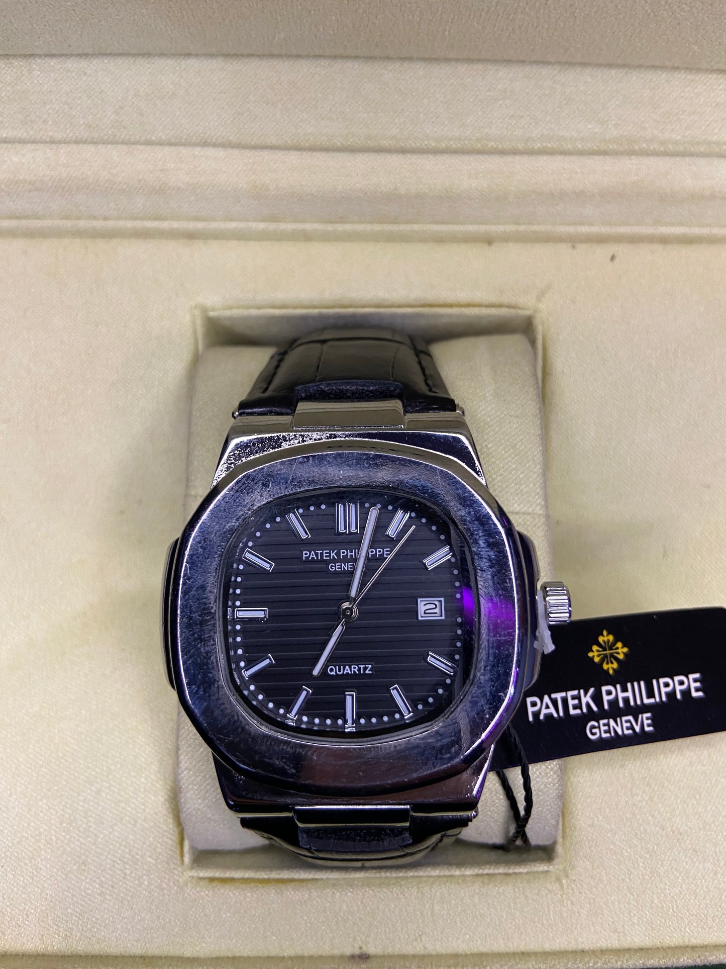 PP Leather Straps (swiss like movement)