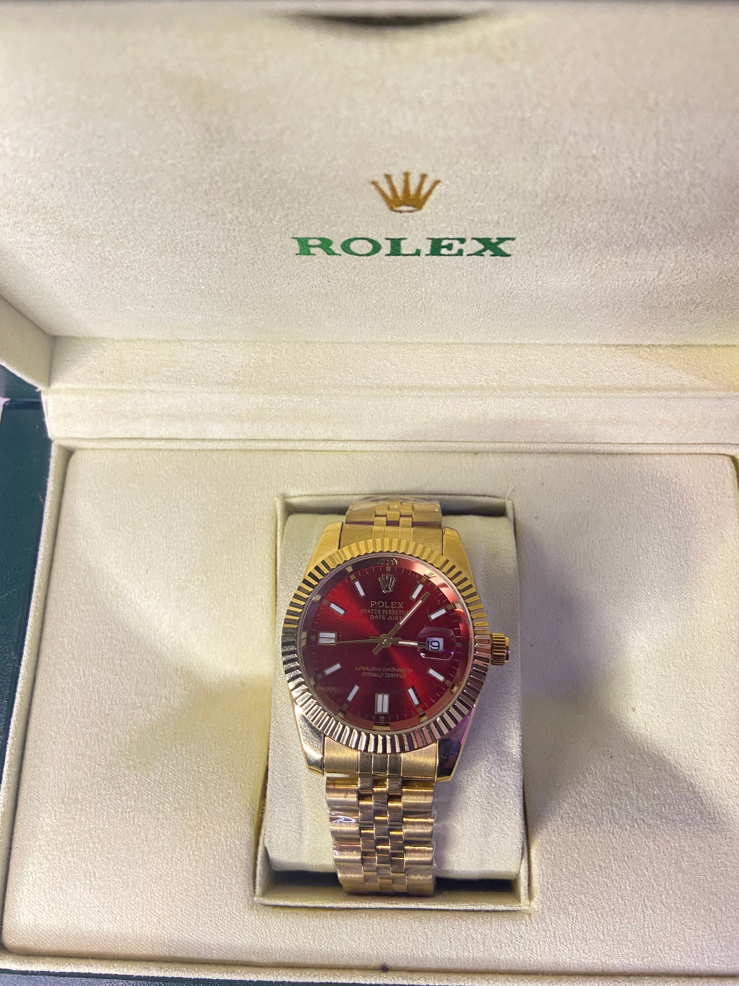 Rolex Datejust (Oyster Perpetual Datejust) – Red Dial Edition