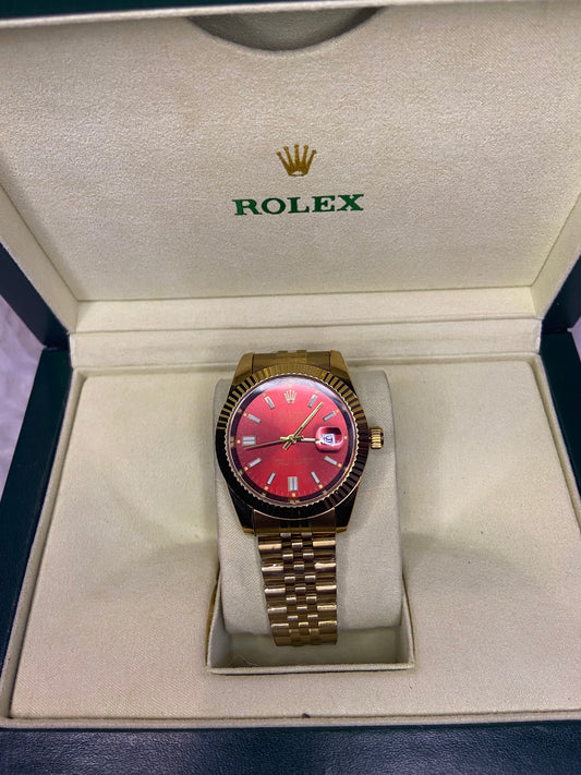 Rolex Datejust (Oyster Perpetual Datejust) – Red Dial Edition