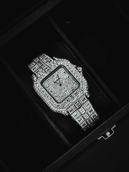 Luxury Full-Iced Out Wristwatch  (Inspired by Karan Aujla)