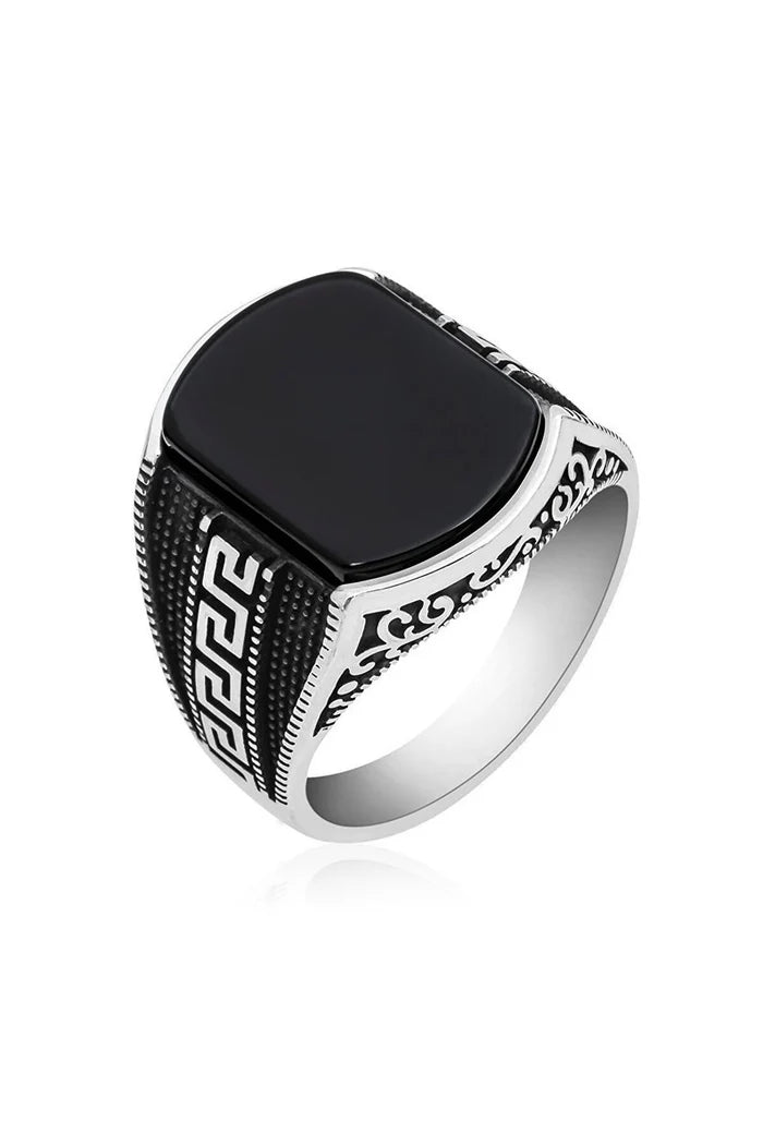 Turkish Greek Pattern Ring-925
