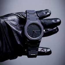 black aura arbic watch